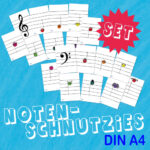 Notenschnutzies SET DIN A4
