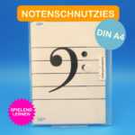 Notenschnutzies Bassschlüssel Lernkarten