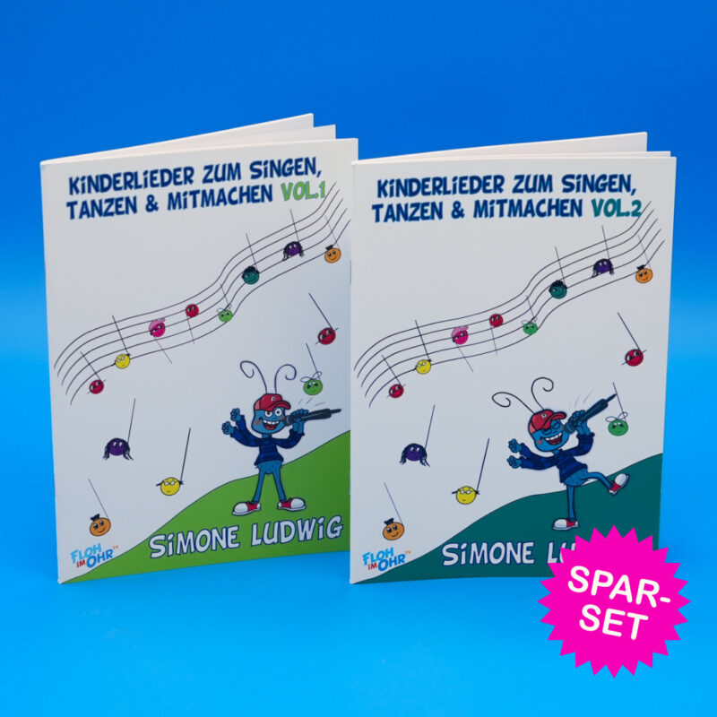 Liederhefte "Kinderlieder zum Singen, Tanzen & Mitmachen" Simone Ludwig Sparset
