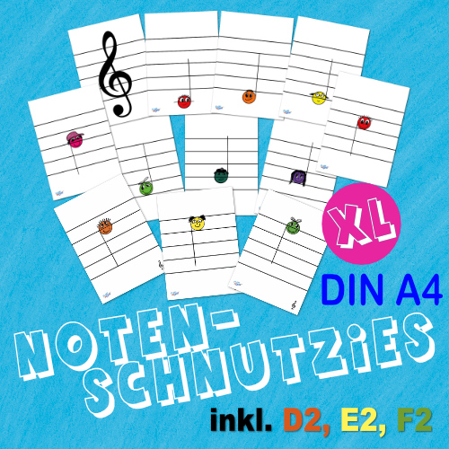 Notenschnutzies DIN A4 XL SET
