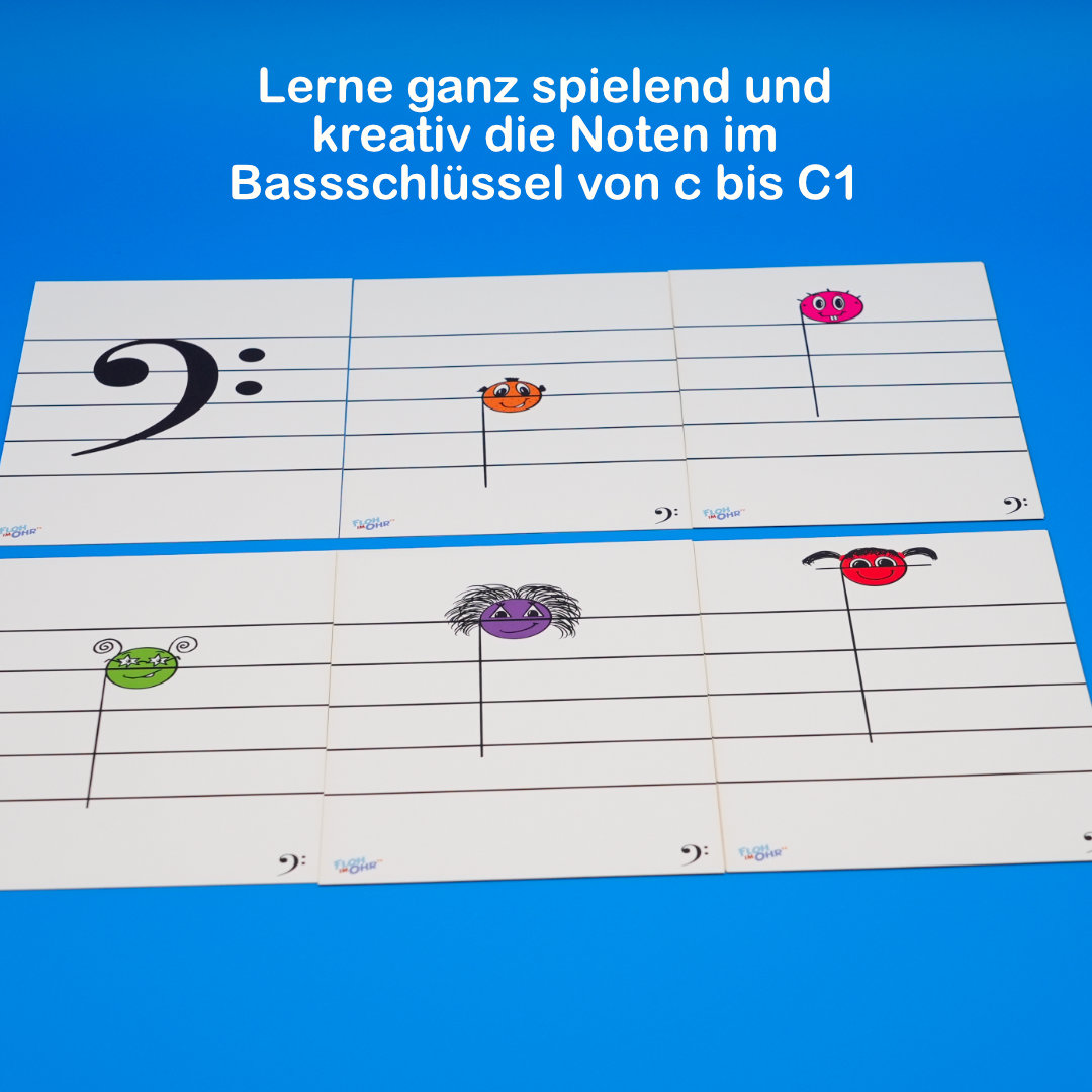 Notenschnutzies Bassschlüssel Kompakt