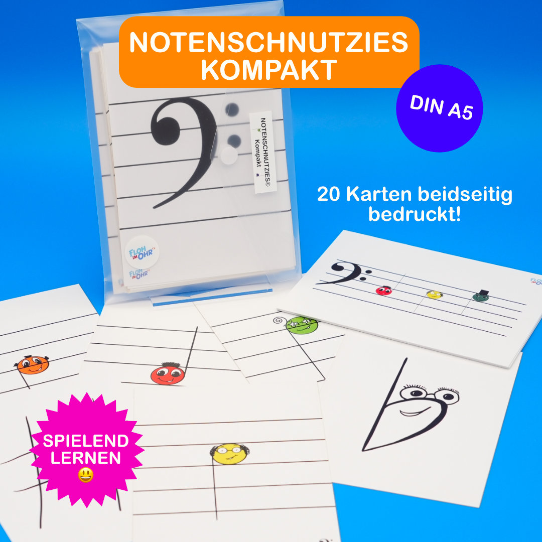 Notenschnutzies Bassschlüssel Kompakt