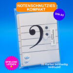 Notenschnutzies Bassschlüssel Kompakt