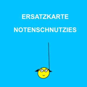 Notenschnutzies Ersatzkarte DIN A4