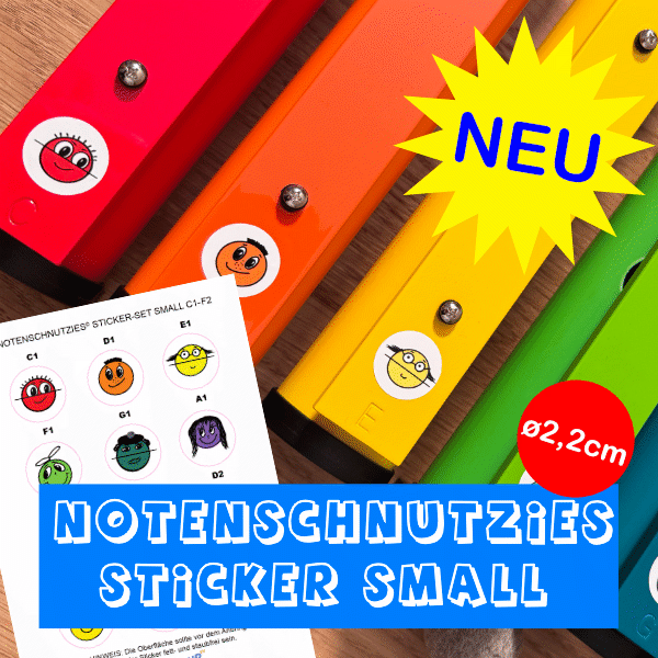 Notenschnutzies Sticker Small Floh im Ohr TV
