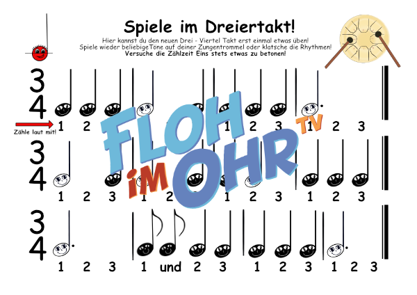 Let's Play Zungentrommel Lernheft inkl. Sticker C1 - C2 – Bild 14