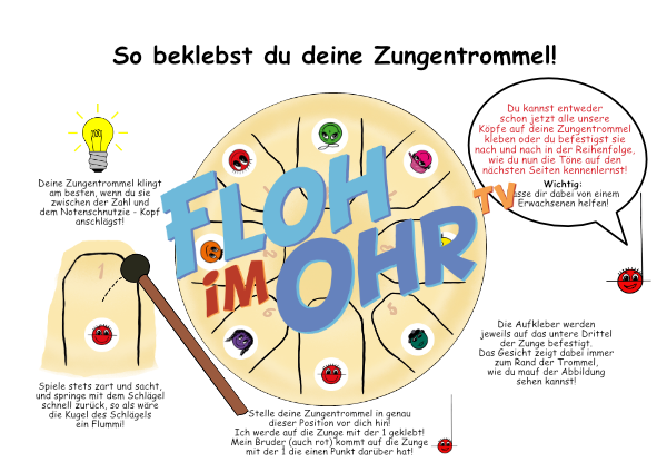 Let's Play Zungentrommel Lernheft inkl. Sticker C1 - C2 – Bild 9