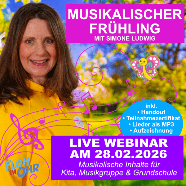 Musikalischer Frühling 2026 Live Webinar mit Simone Ludwig