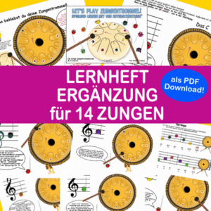 Lernheft Ergänzung 14 Zungen | Zungentrommel
