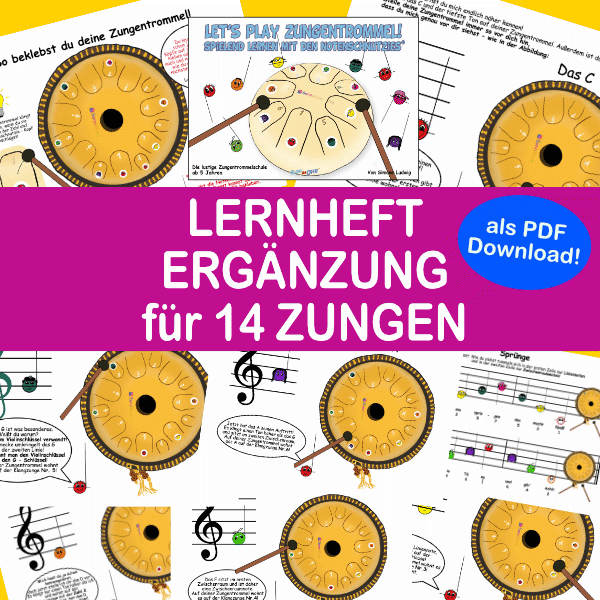 Lernheft Ergänzung 14 Zungen | Zungentrommel