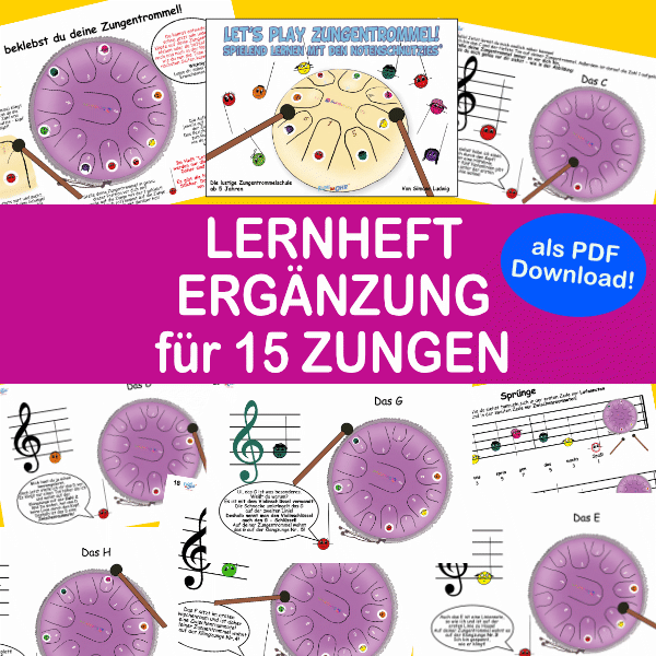 Lernheft Ergänzung 15 Zungen | Zungentrommel