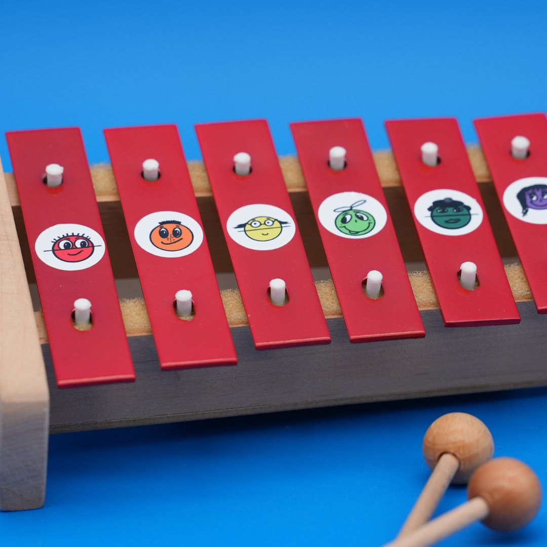 Notenschnutzies Sticker MINI für einfarbigen Glockenspiele