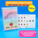 Notenschnutzies Big Pack inklusive Sticker 40 Lernkarten