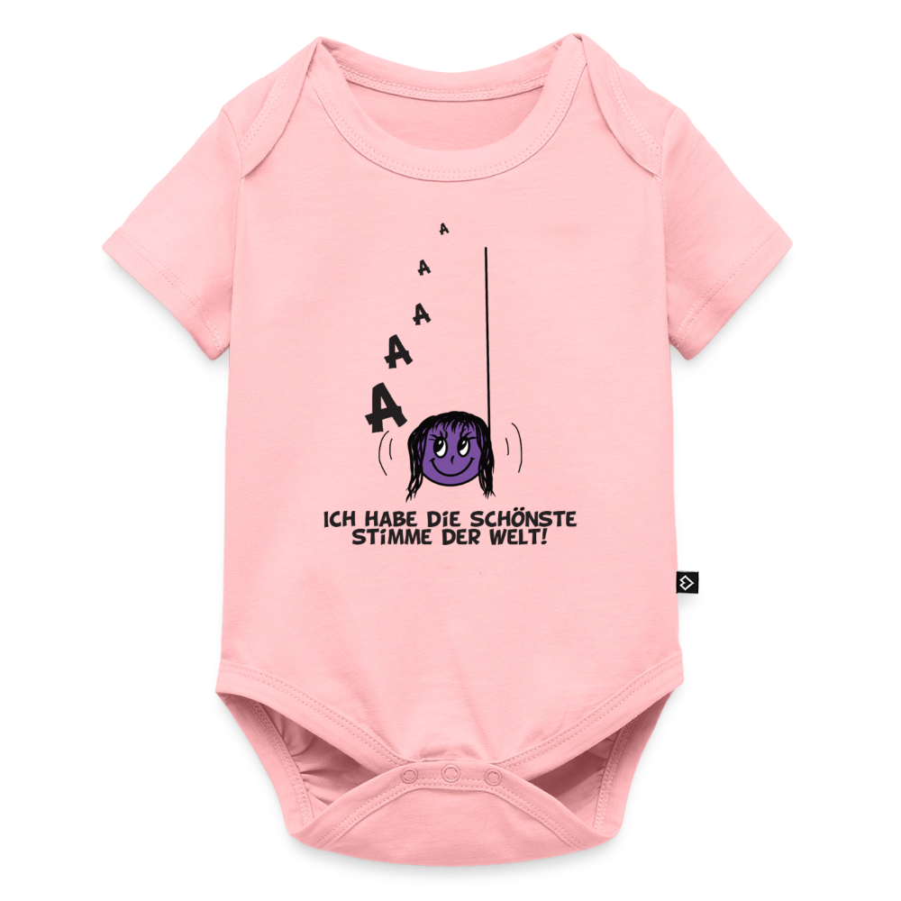Baby Strampler "Ich habe die schönste Stimme der Welt"