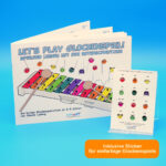 Let's play Glockenspiel Lernheft inklusive Sticker