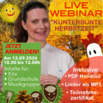 Live Webinar "Kunterbunte Herbstzeit" am 12.09.2026 mit Simone Ludwig von Floh im Ohr TV