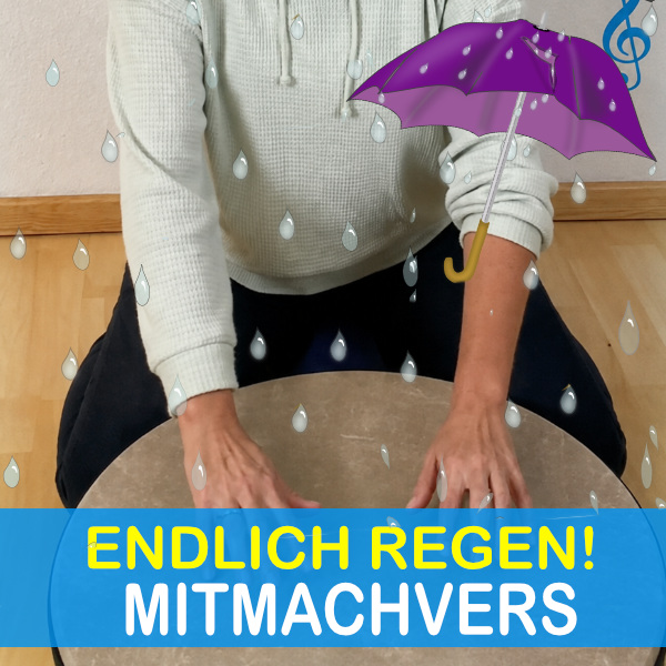 Endlich Regen! Mitmachvers und Trommelvers von Simone Ludwig